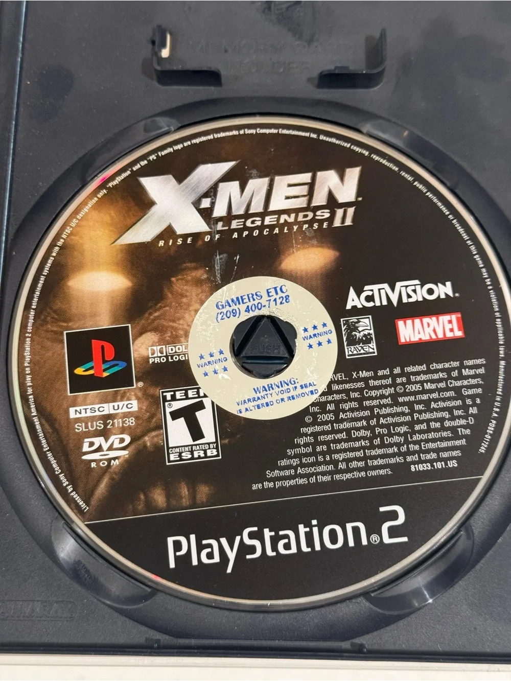 Sony Playstation 2 ~  X-Men Legends II: Rise of Apocalypse Game ~ PREOWNED